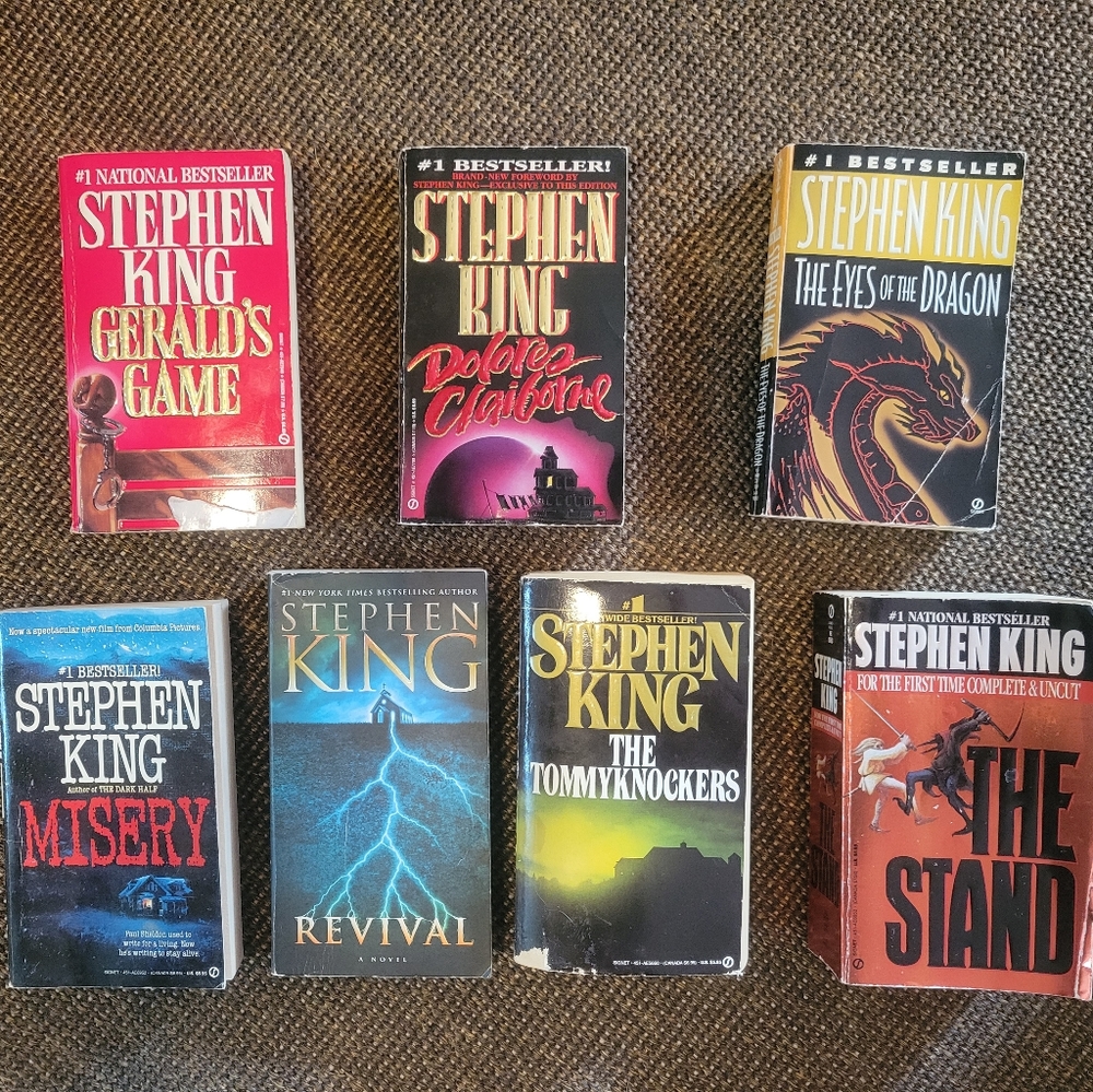 Vintage stories LOT of 7 by Stephen King Trade PB Good Condition